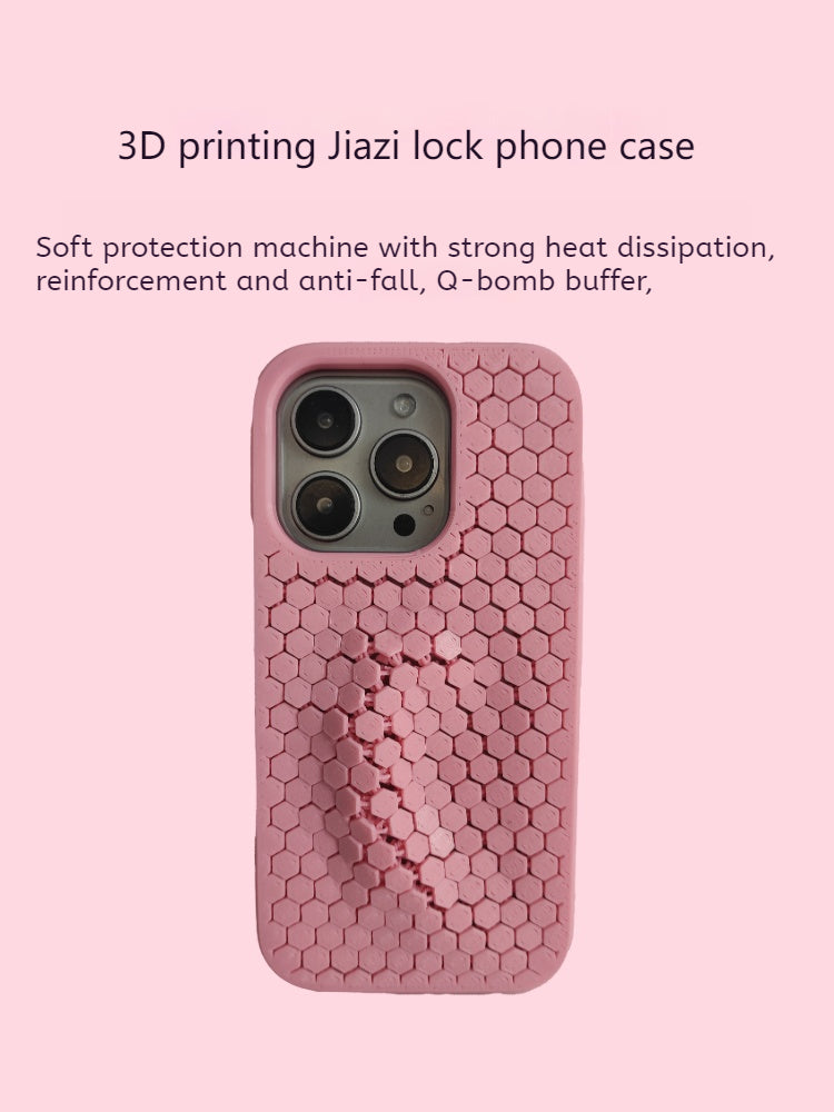 3D-printed chainmail-style phone case