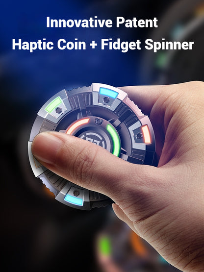 Metal Glow-in-the-Dark & Haptic Coin & Fidget Spinner