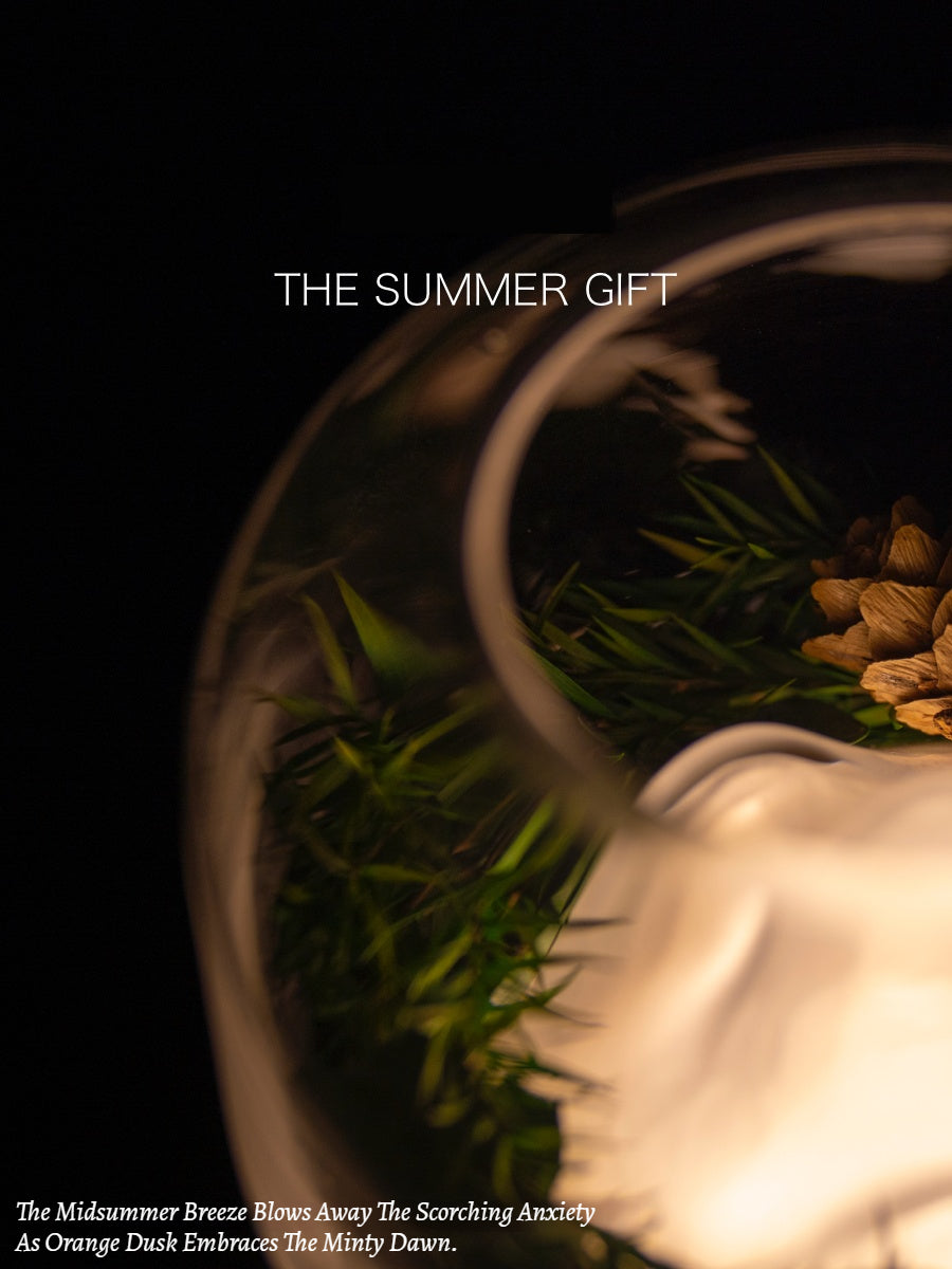 Natural plant-designed aromatherapy lamp