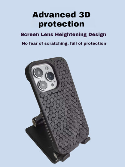 3D-printed chainmail-style phone case