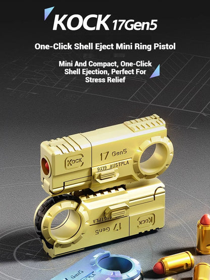 Mini stress relief toy pistol fidget toy