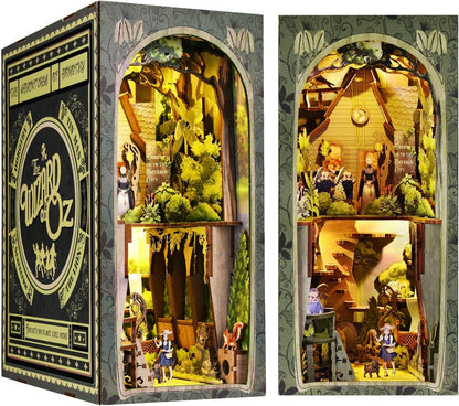 DIY Book Nook Kit 3D Wooden Puzzle (The Amazing Adventures of Dorothy)