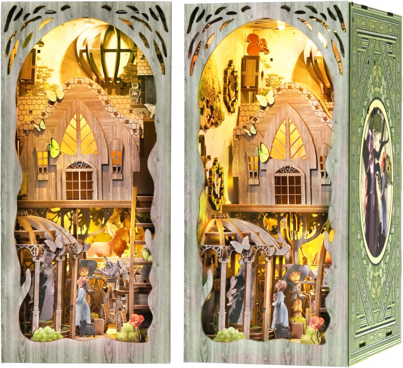 DIY Book Nook Kit 3D Wooden Puzzle (Dorothy's Journey)