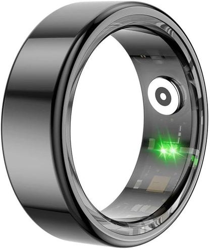 R02 Fitness Smart Ring, Smart Health Ring Bluetooth Sleep Monitoring Step Counting IP68 Waterproof Smart Ring Fitness