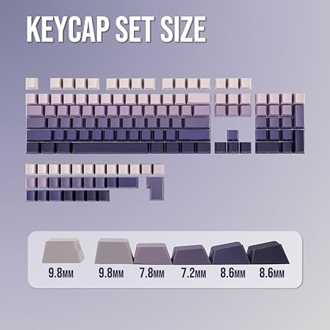 EPOMAKER Urban 133 keys Keycaps Set for Gaming Keyboard