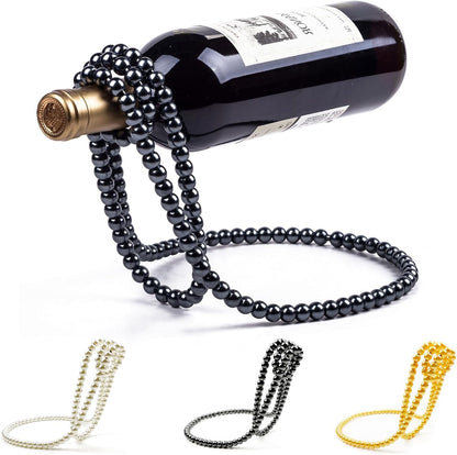 Pearl Necklace Shaped Floating Wine Bottle Holder