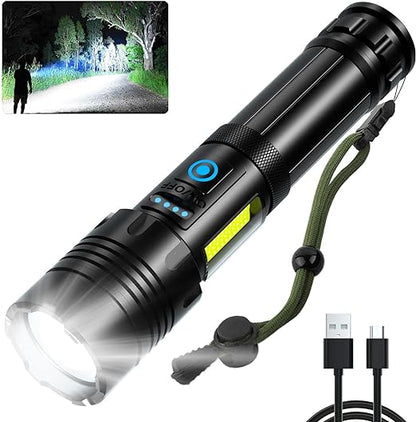 High-lumen waterproof outdoor flashlight