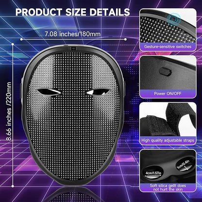 LED Transforming Face Mask