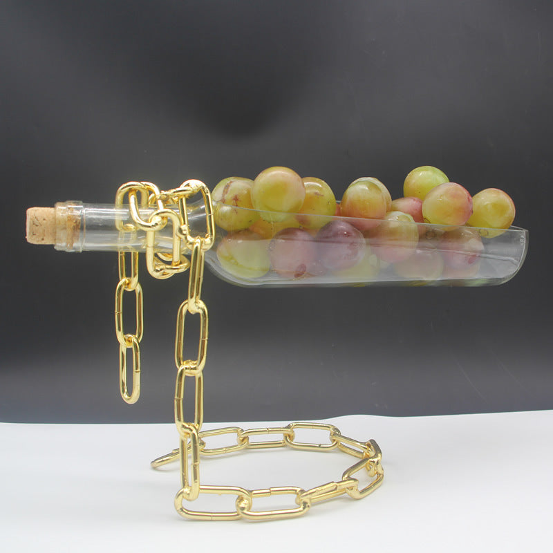 Pearl Necklace Shaped Floating Wine Bottle Holder