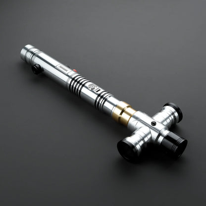 LIGHTSABER CROSSGUARD THREE BLADES LIGHT SABER XENOPIXEL V3 MAIN HILT 36.5CM