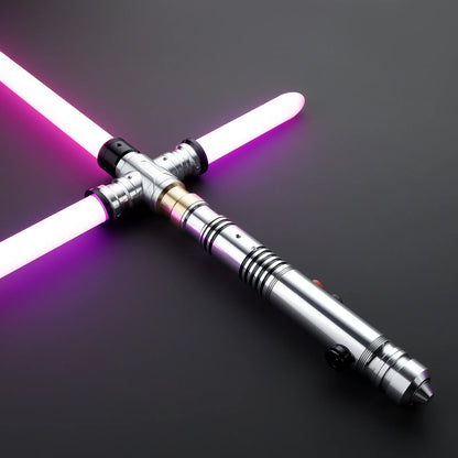 LIGHTSABER CROSSGUARD THREE BLADES LIGHT SABER XENOPIXEL V3 MAIN HILT 36.5CM