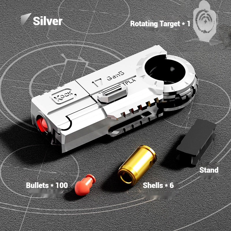 Mini stress relief toy pistol fidget toy