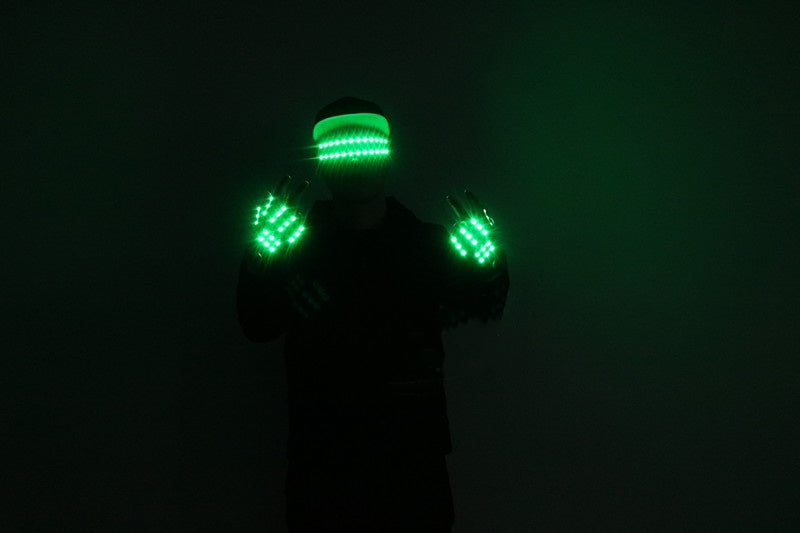 Stage LED light-up gloves