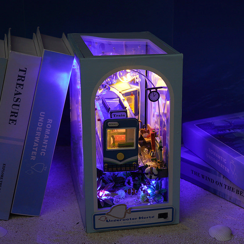 DIY Book Nook: Near Future Cyberpunk Style