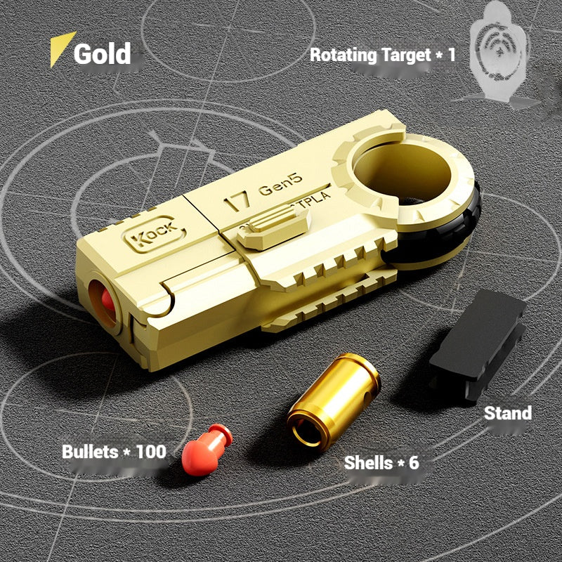 Mini stress relief toy pistol fidget toy