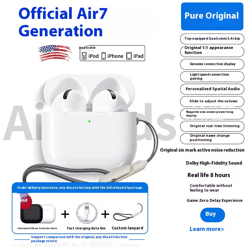 2024 New Air7 iphone bluetooth headset vii preemptive edition